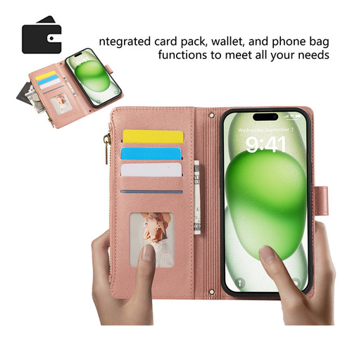 Funda Foroppo Realme 13 Pro 5g Con Cierre Tipo Cartera Para Teléfono, Soporte De Cuerda Colgante, Piel