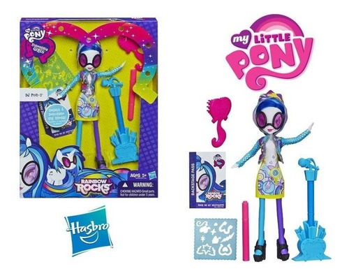 Boneca Dj Pon-3 My Little Pony Equestria Girls - Hasbro