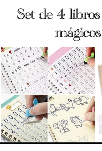 Cuaderno Magico Hundida Aprendizaje Reutilizable Caligrafía