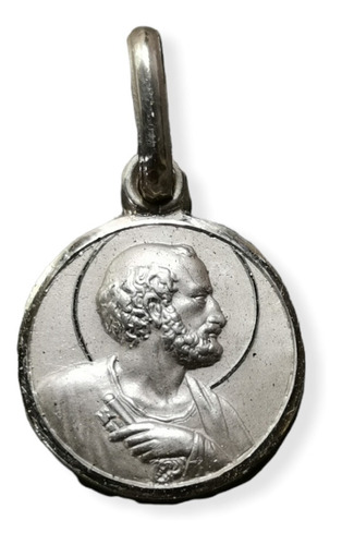 Medalla Plata 925 San Pedro #144 (medallas Nava) 