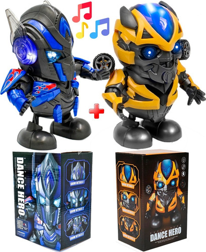 Robots Bailarines Electrónico Colección Transformers Musical