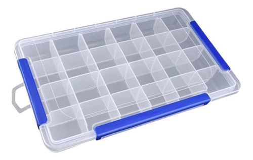 Caja Organizadora Transparente, Contenedor 24 Cuadrícula