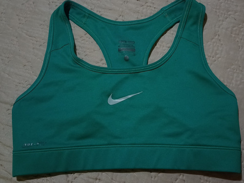 Sujetador Nike Pro Verde Talle S Dri Fit Excelente Estado