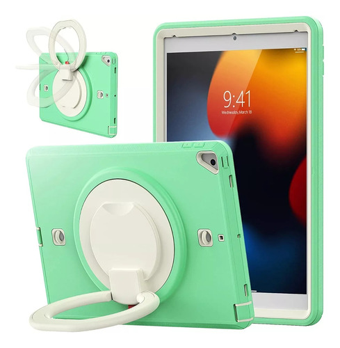 Funda Para iPad 9 8 7 Generation 10.2 Stand 360 Mica