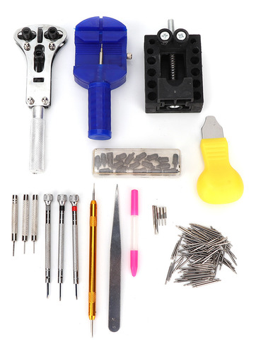 Kit De Herramientas De Reparación De Relojes, 144 Piezas, Mu