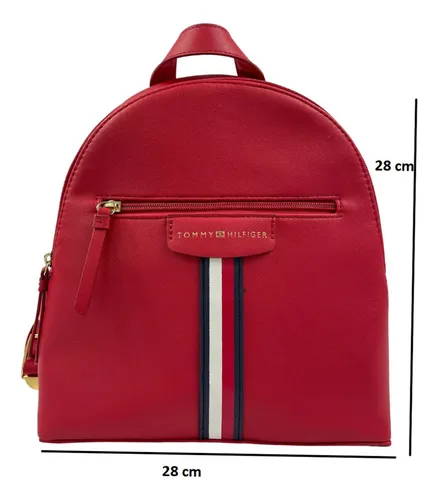 Mochila roja tommy hilfiger sales