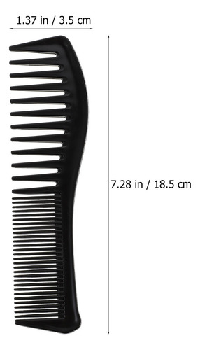 Peine De Pelo Grande Con Dientes Anchos, 2 Unidades, Peine P