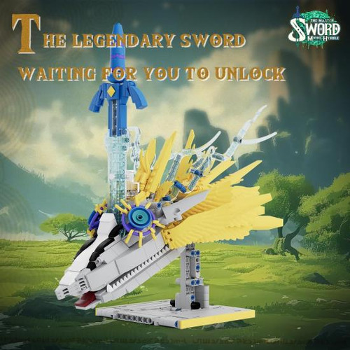 Totk Master Sword Building Set, Botw Legendary Sword Buildin