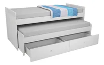 Comprar Cama Nido Doble Superpuesta 3x1 Camas Cuchetas Con 2 Cajones