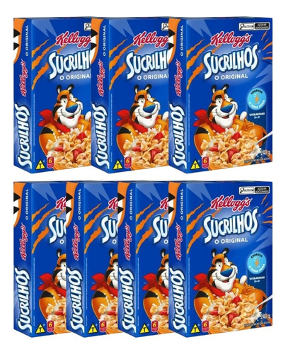 Kit Com 7 Cereal Matinal Original Sucrilhos Caixa 240g