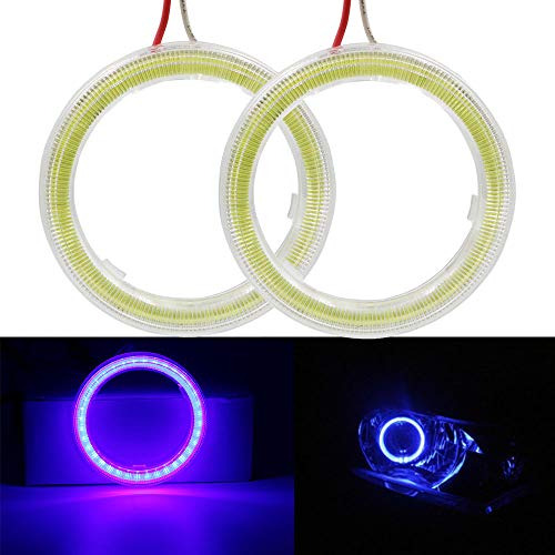 Ysy 1 Pareja Bue 60mm 45smd Cob Led Angel Eyes With Shell C2