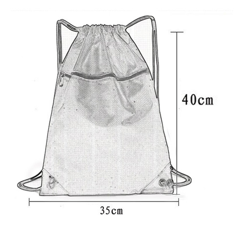 Cadena De Natación Pe Bolsa De Deporte Gimnasio Amarillo