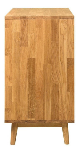 Imagen 5 de 9 de Cómoda En Madera Natural 100% Maciza Roble Ref: Maciza50