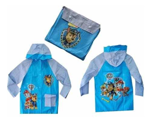 Capa Lluvia Impermeable Pow Patrol Niños 3 A 6 Años Escolar