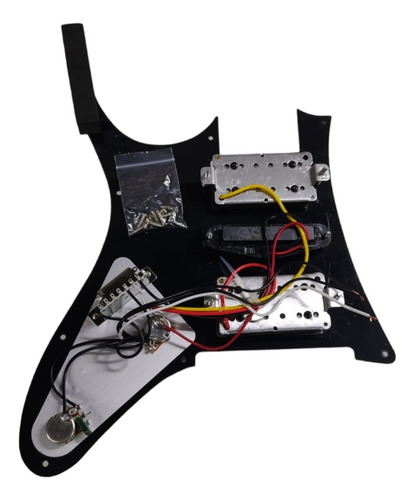 Escudo Hsh Rg Completo Compativel Ibanez Alta Qualidade Cor Preto Desenho Liso