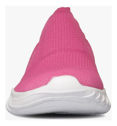 Tenis Deportivos Dama Charly 1059290 Tipo Calcetin Casual Confort Rosa Lc