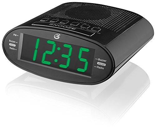 Gpx C303b Dual Alarm Clock Am Fm Radio With Time