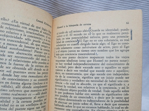 Imagen 9 de 9 de Husserl La Busqueda De La Certeza Leszek Kolakowski Alianza
