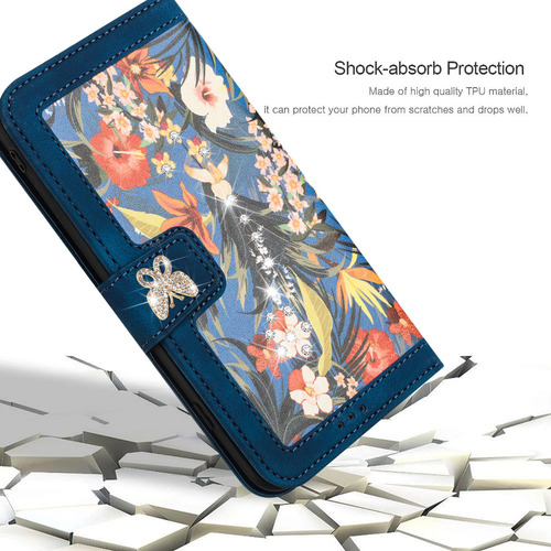 Funda De Piel Sintética Para Samsung Galaxy A56, A55, A35, A16, A26, A34, A54, S24, Fe, S25, Con Forma De Cartera Con Forma De Flor