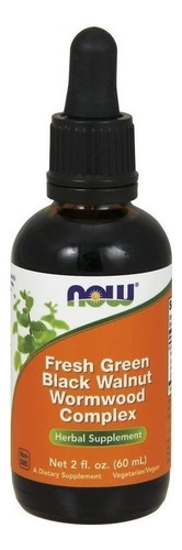 Fresh Green Black Walnut Complex 60ml, Now,