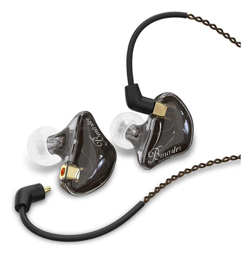 Auriculares Intrauditivos Bmaster Con Cable Mmcx Chapado En 