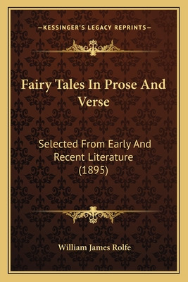 Libro Fairy Tales In Prose And Verse: Selected From Early...