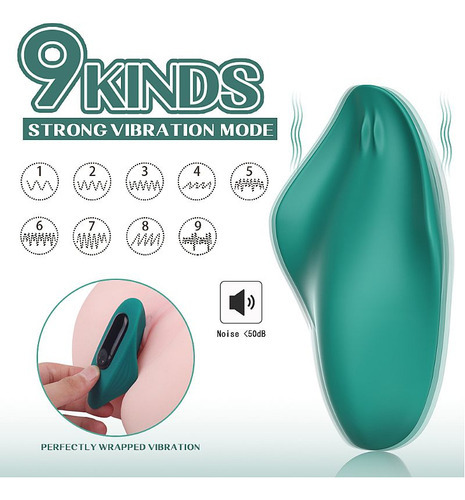 Vibrador de clítoris tipo bragas con control Manta-RCT
