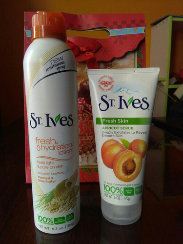 Crema Exfoliante St Ives+ Locion Hidratante Spray
