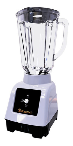 Licuadora 550w Vidrio 2l Tradicional 2vel Bosstech B2 Gris