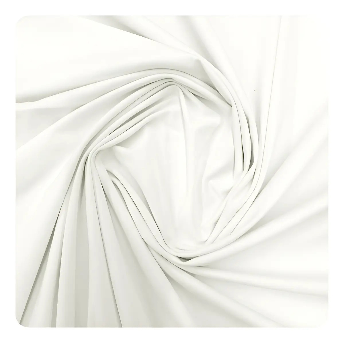 Tecido Suplex Poliéster Liso Off White 1,65m Para Moda Fitness e Praia