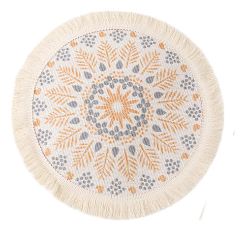 Mantel Individual Trenzado, Mantel Individual Con Flecos,