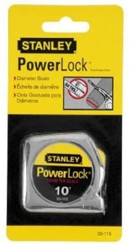 Stanley 33-115 Powerlock Regla De Cinta De Bolsillo De 10 Pi
