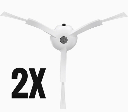 Xiaomi Roborock 2x Escova Lateral Robô Aspirador Mi Vaccum Cor Branco