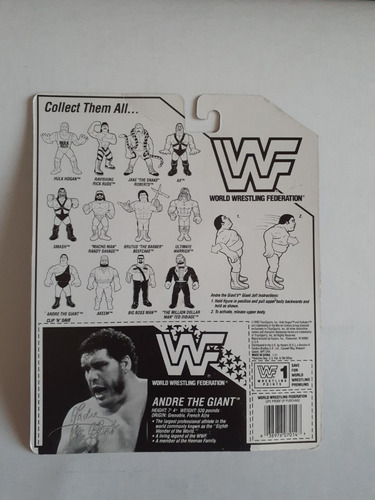 Wwf André El Gigante Y Hulk Hogan - Hasbro (Usado)