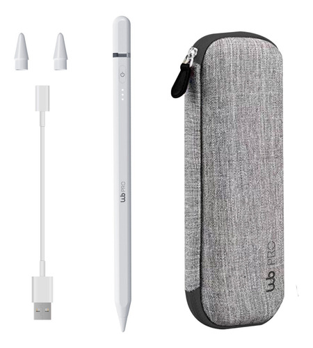 Caneta Pencil PRO WB Para Apple iPad acompanha estojo com 2 opções de ponta de alta precisão 1.4mm