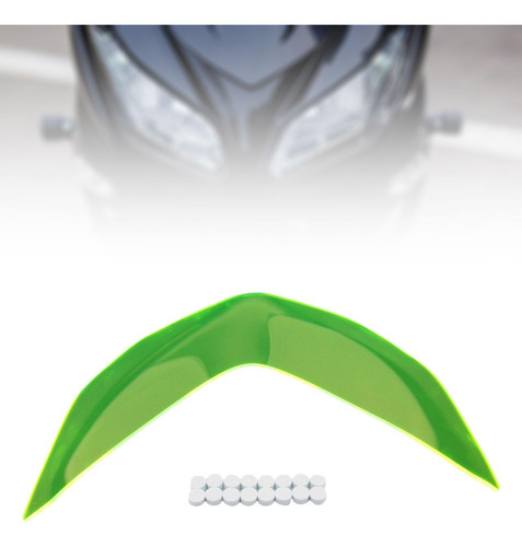 Protector De Faro Para Motocicleta, Cubierta Para Faro Verde