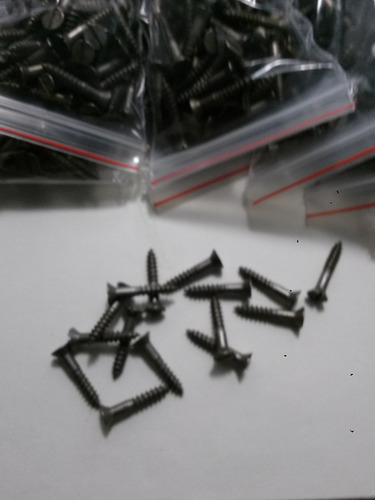 Tornillos Tirafondo 8mm X 1 (2,5cm) De Largo Pqte De 100.