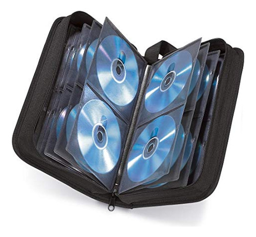 11617 Cd Wallet For Storing 104 Cds/dvds/blu-rays, Blac...