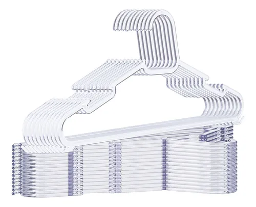 Kit 50 Cabides De Acrilico Transparente Gm Godinho Móveis