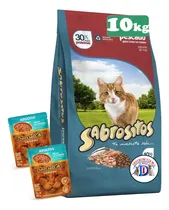 Comprar Sabrositos Gato Pescado 10kg + Regalo