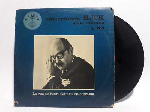 Disco Lp La Voz Pedro Gomez Valderrama / Col Hjck