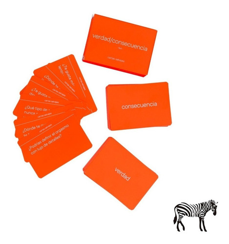 Juego De Mesa Cartas Salvajes+ Verdad O Consecuencia Hotpack