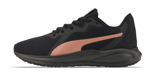 Tenis Puma Twich Runner - Negro / Rosa - Dama - 376289 06