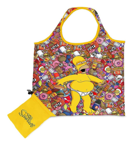 Bolsa Plegable The Simpsons Dibujo De Homero