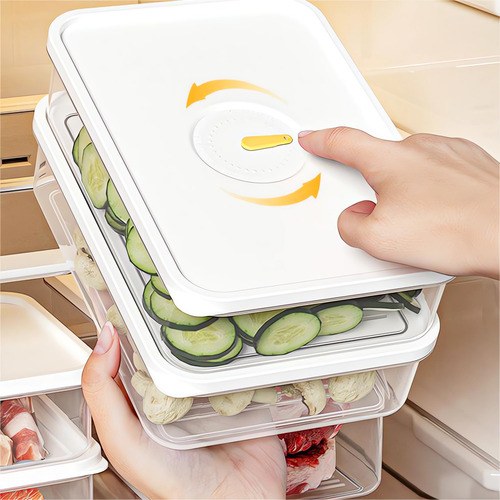Caja De Almacenamiento C Para Refrigerador, Caja De Carne Ap