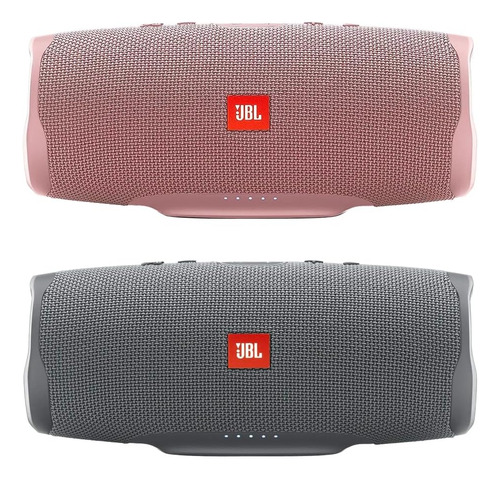 Pack De 2 Jbl Charge 4 Altavoces Bluetooth Inalámbricos Color Rosa Y Gris 110v