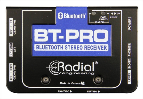 Caja Directa Bluetooth Bt Pro Radial Engineering