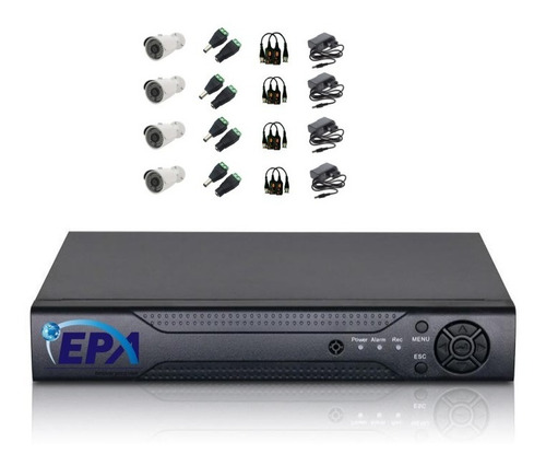 Cctv Kit De Camara 1080p Full Hd Dvr8 + 4 Camaras Epa