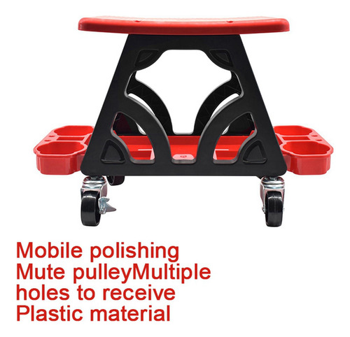 Silla Taburete Para Detalles De Coche Resistente Con Rojo