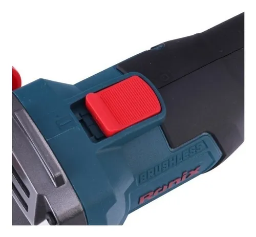 Amoladora a batería Ronix 8901K color negro y azul y rojo 22 V + accesorio + 2 bat 4ah